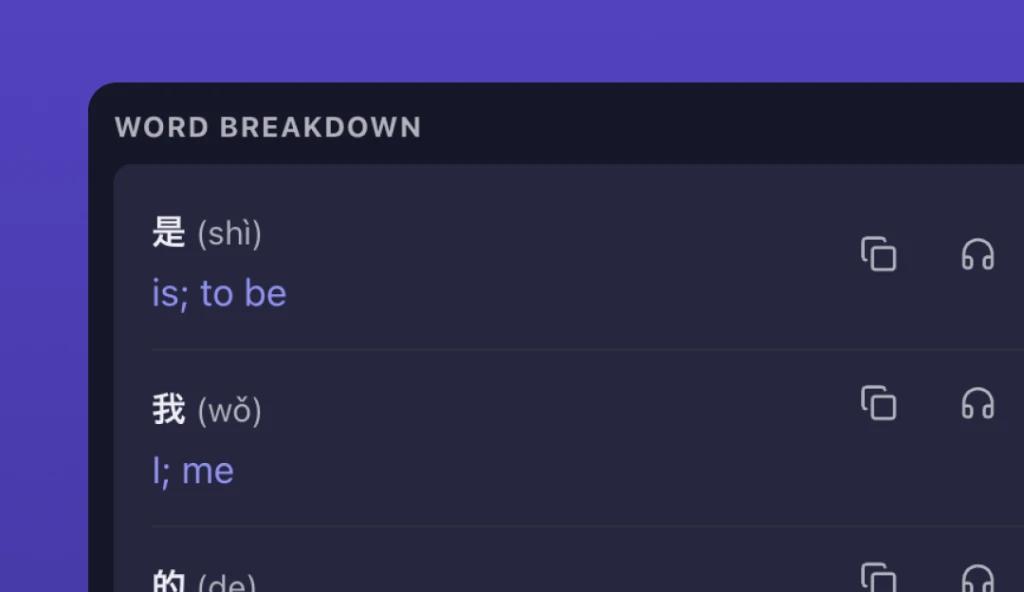 Break down any line